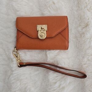 Michael Kors Burnt Orange Leather Wallet